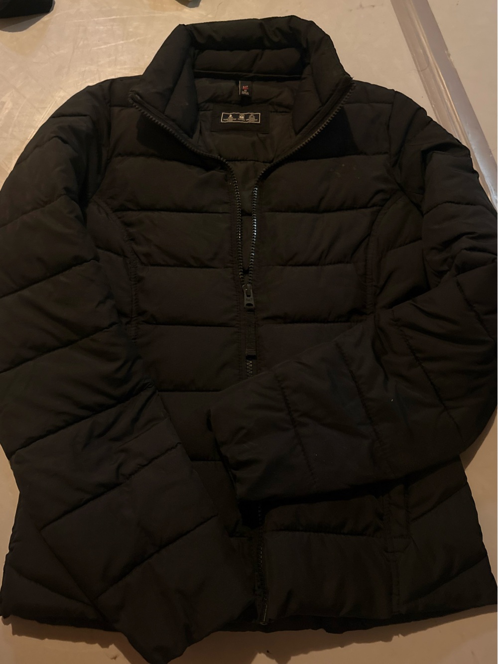 Abercrombie Women’s Black Puffer Jacket
